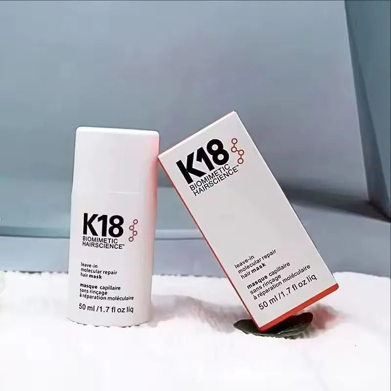 K18 Leave-In Molecular Repair Hair Mask (50/150ml) – Professional Treatment for Damaged Hair & Split Ends